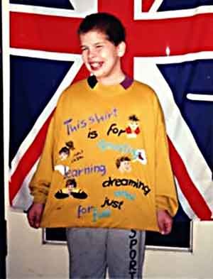 T-Shirt mit Aufschrift